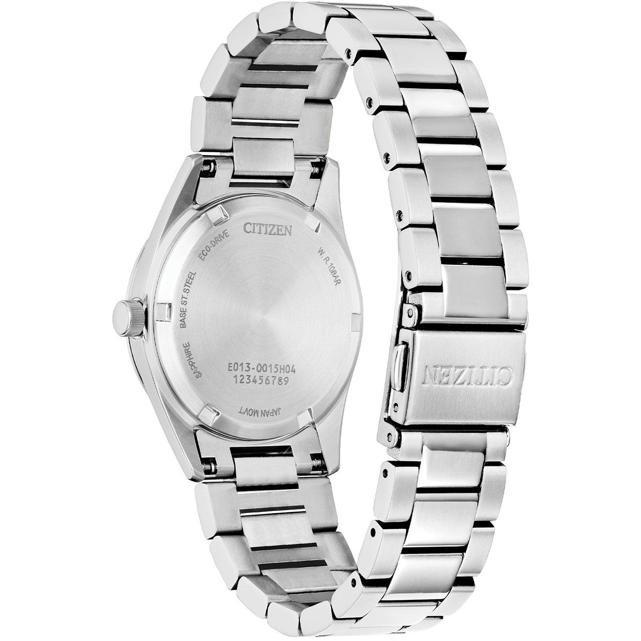 citizen ladies eco drive solar power 33mm dress watch ew2700-54l