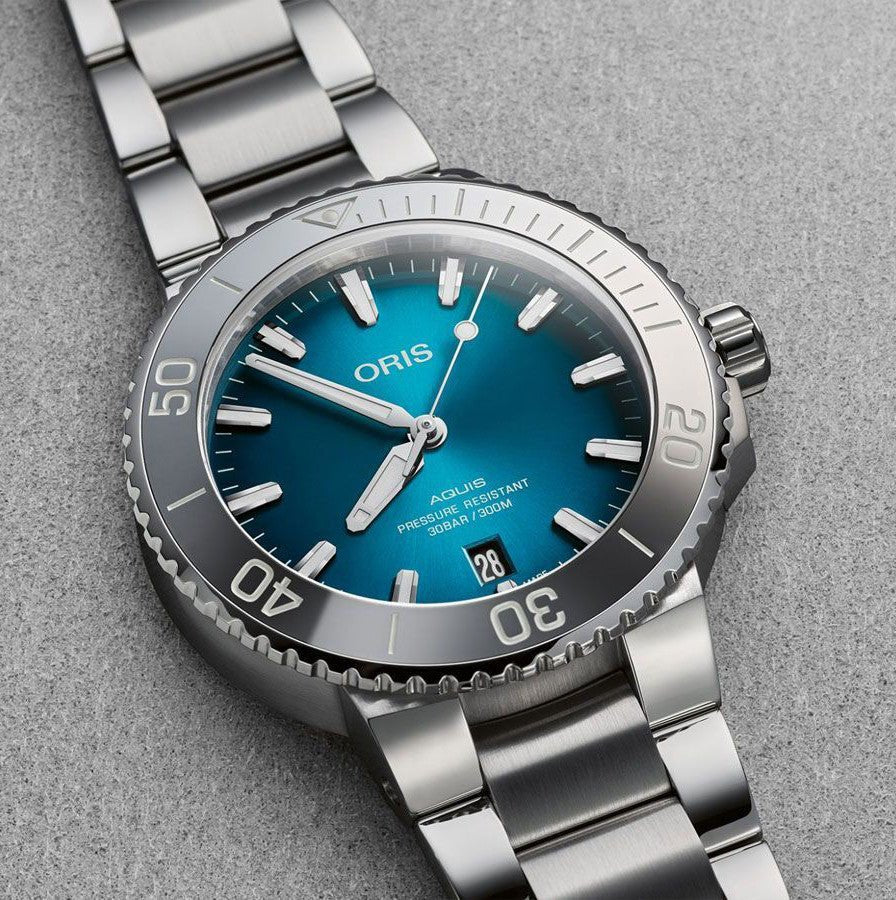 Oris Aquis 39.5mm 01 733 7732 4155 - 07 8 21 05PEB - Starbuy Australia
