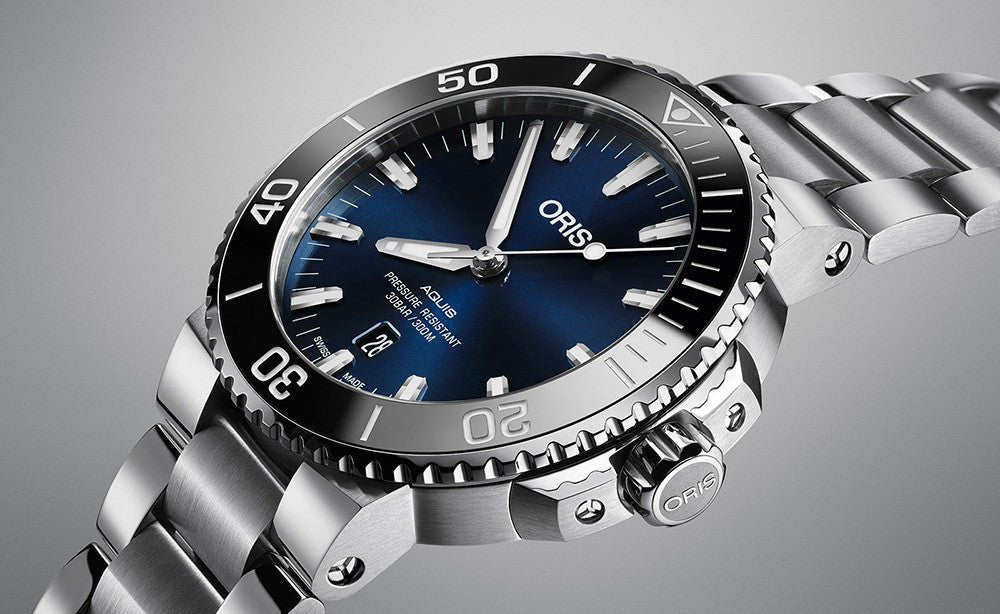 Oris Aquis 43.5mm 01 733 7730 4135 - 07 8 24 05PEB - Starbuy Australia
