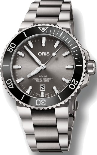 Oris Aquis 43.5mm 01 733 7730 7153 - 07 8 24 15PEB - Starbuy Australia