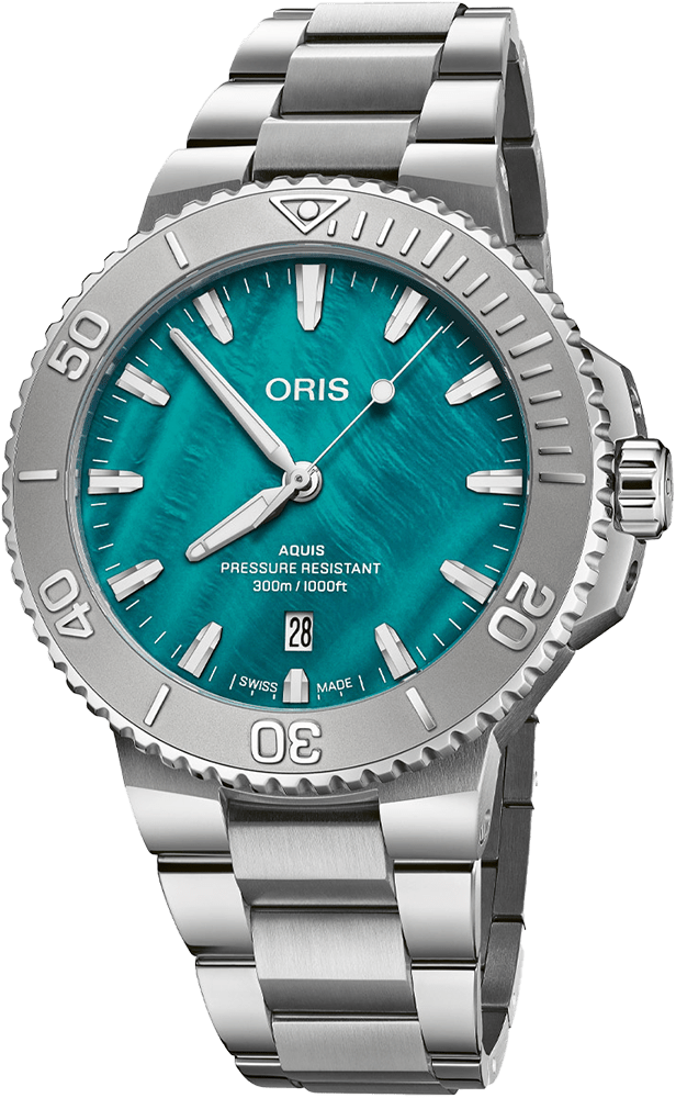Oris Aquis Mens Watch 01 733 7789 4187-SET
