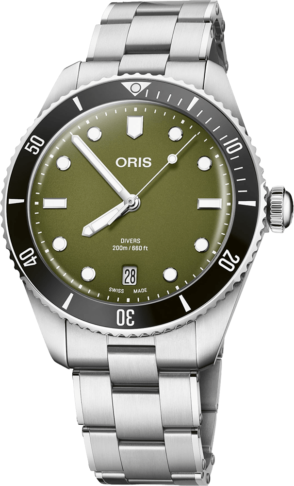 Oris Divers Date 39mm 01 733 7795 4057-SET - Starbuy Australia
