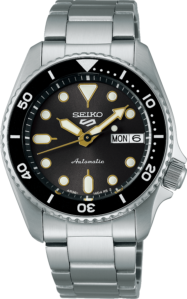 Seiko 5 Sports SKX Automatic Grey Dial Mens Watch SRPL79K