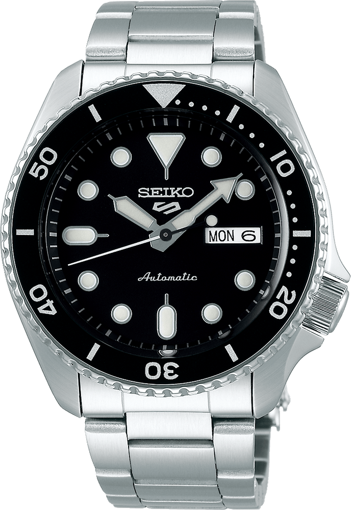 Seiko Sports Automatic Black Dial Watch SRPD55K SRPD55K1