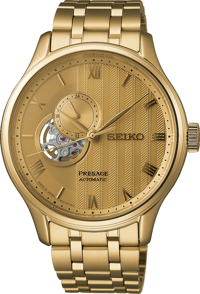 サヤコ Seiko Presage Zen Garden Golden Age Mens Watch SSA468J