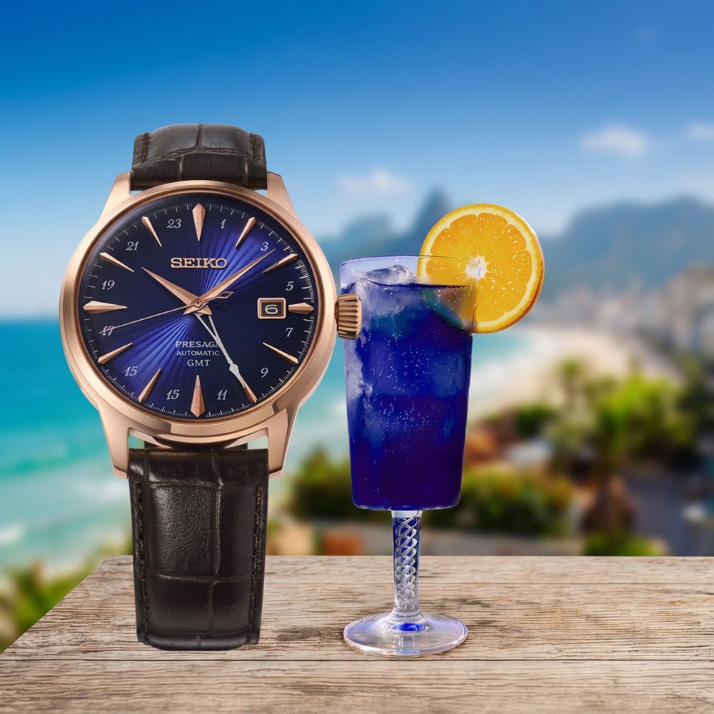 Seiko Presage Cocktail Time GMT 40.5mm HCB005J - Starbuy Australia
