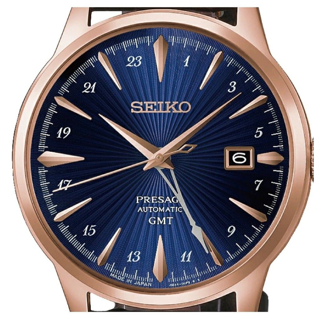Seiko Presage Cocktail Time GMT 40.5mm HCB005J - Starbuy Australia