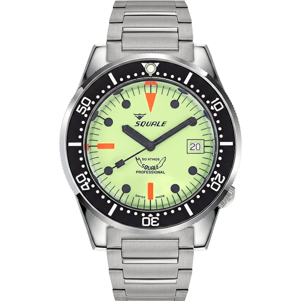 Squale 1521 Full Lume Bracelet 1521FULL.SQ20B - Starbuy Australia