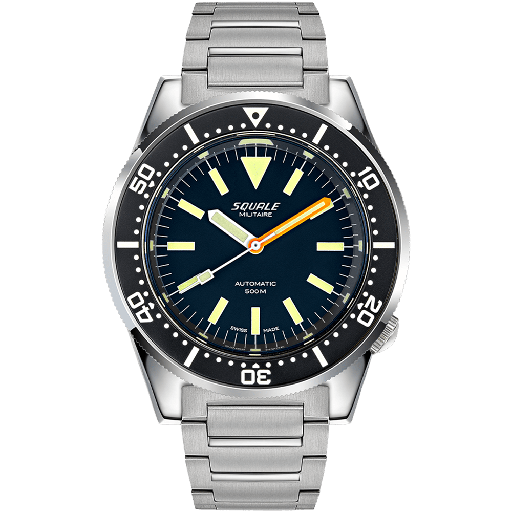 Squale 1521 Militaire Bracelet 42mm 1521MIL.SQ20B - Starbuy Australia