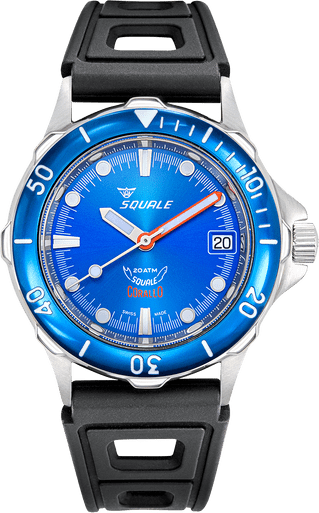 Squale 36.8mm CORALBLBL.RBK - Starbuy Australia