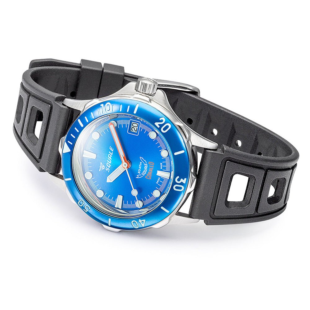 Squale 36.8mm CORALBLBL.RBK - Starbuy Australia