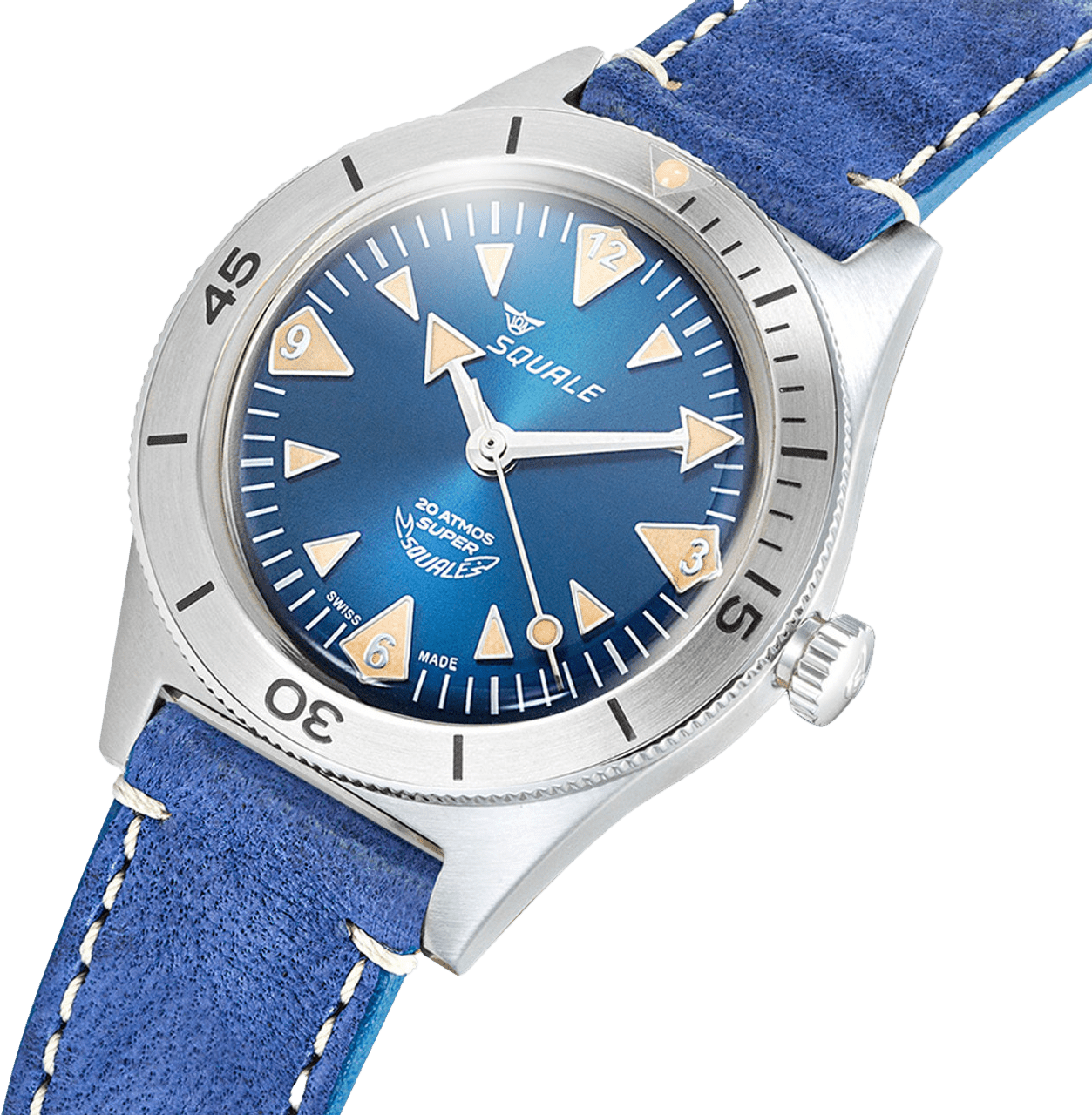 Squale 38mm SUPERSSABL.PBL - Starbuy Australia