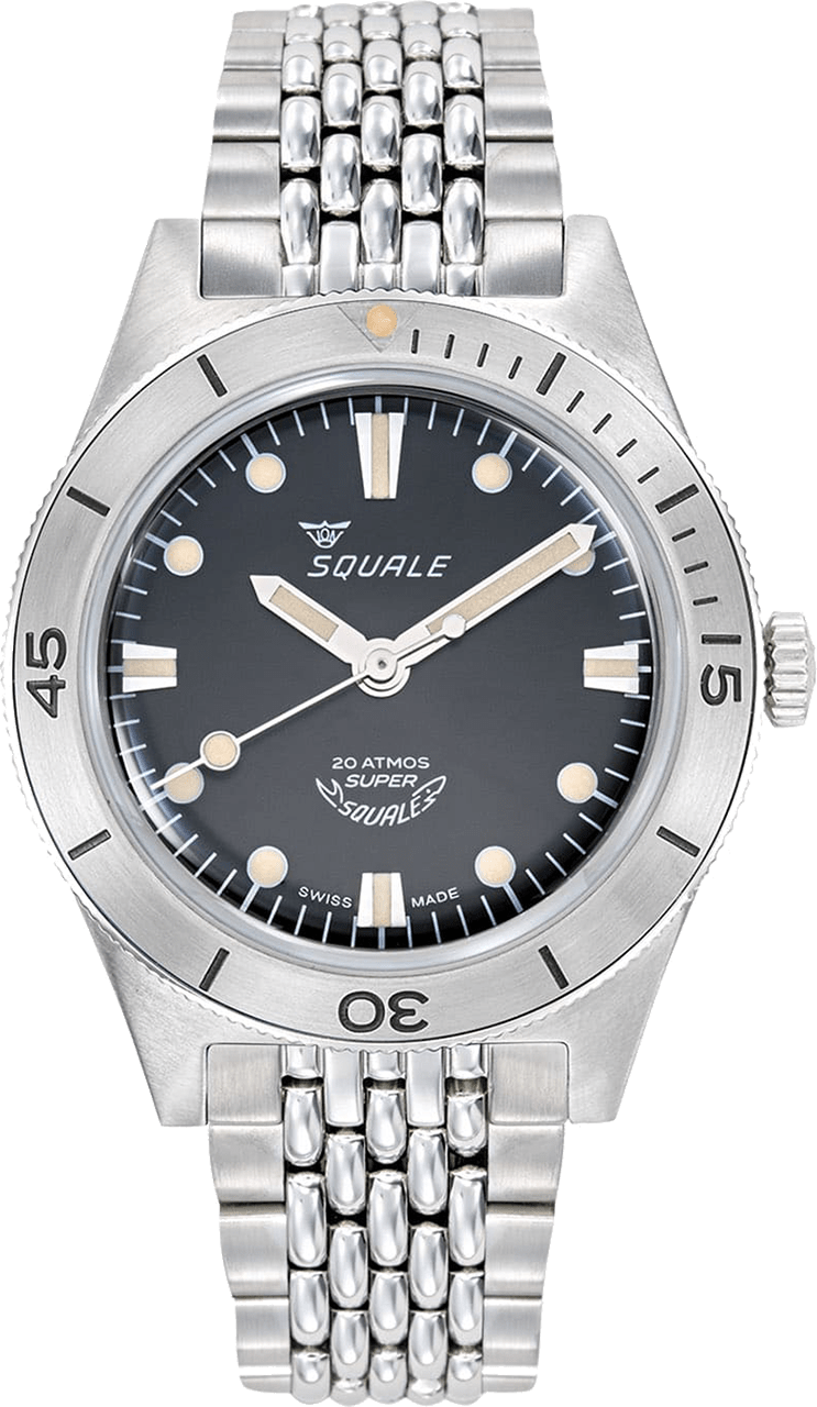 Squale 38mm SUPERSSBK.AC - Starbuy Australia