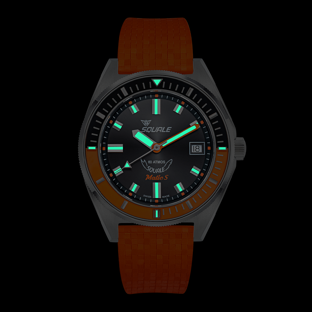Squale 39.5mm MATICBKOBK.MROR - Starbuy Australia
