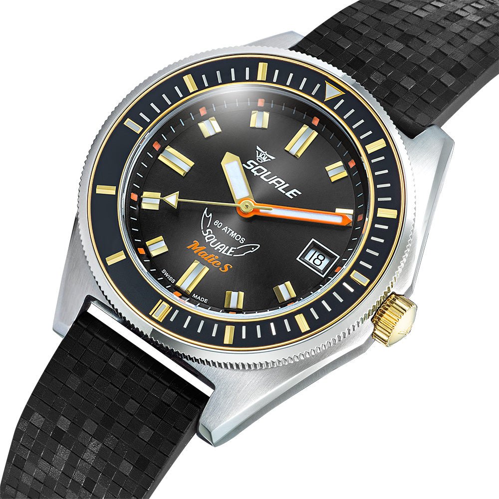 Squale 39.5mm MATICGBKBK.MRKB - Starbuy Australia