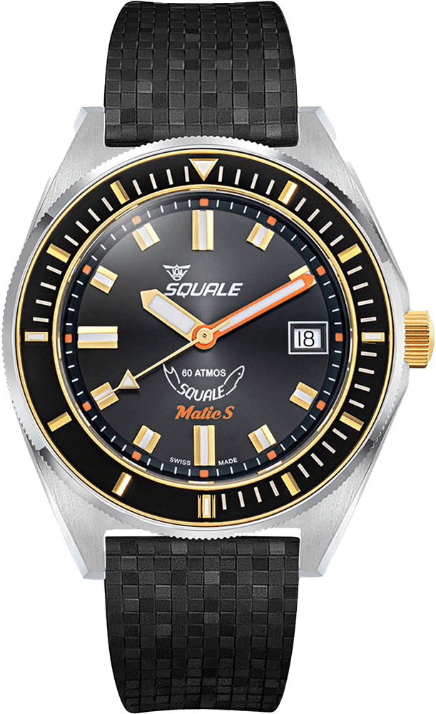 Squale 39.5mm MATICGBKBK.MRKB - Starbuy Australia