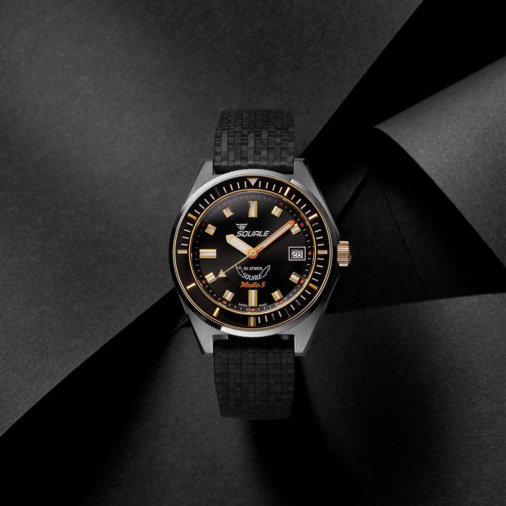 Squale 39.5mm MATICGBKBK.MRKB - Starbuy Australia