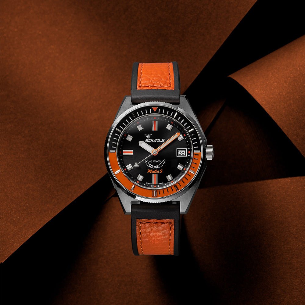 Squale 39.5mm MATICGBKBK.RLOR - Starbuy Australia