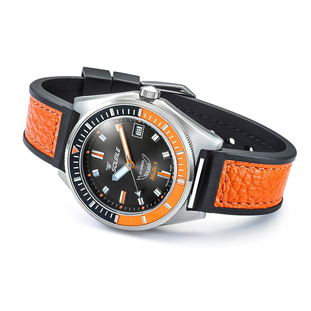 Squale 39.5mm MATICGBKBK.RLOR - Starbuy Australia