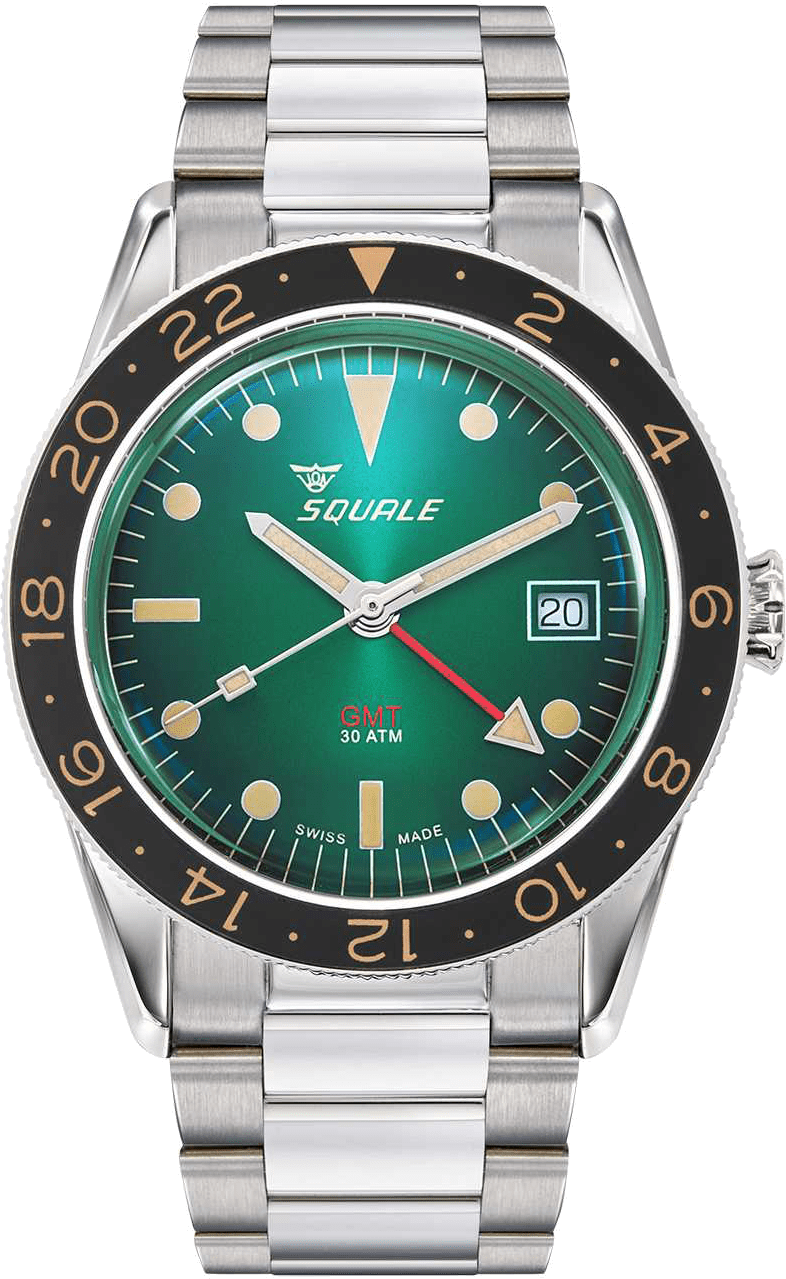 Squale 40.5mm SUB - 39GMGR.BR22 - Starbuy Australia