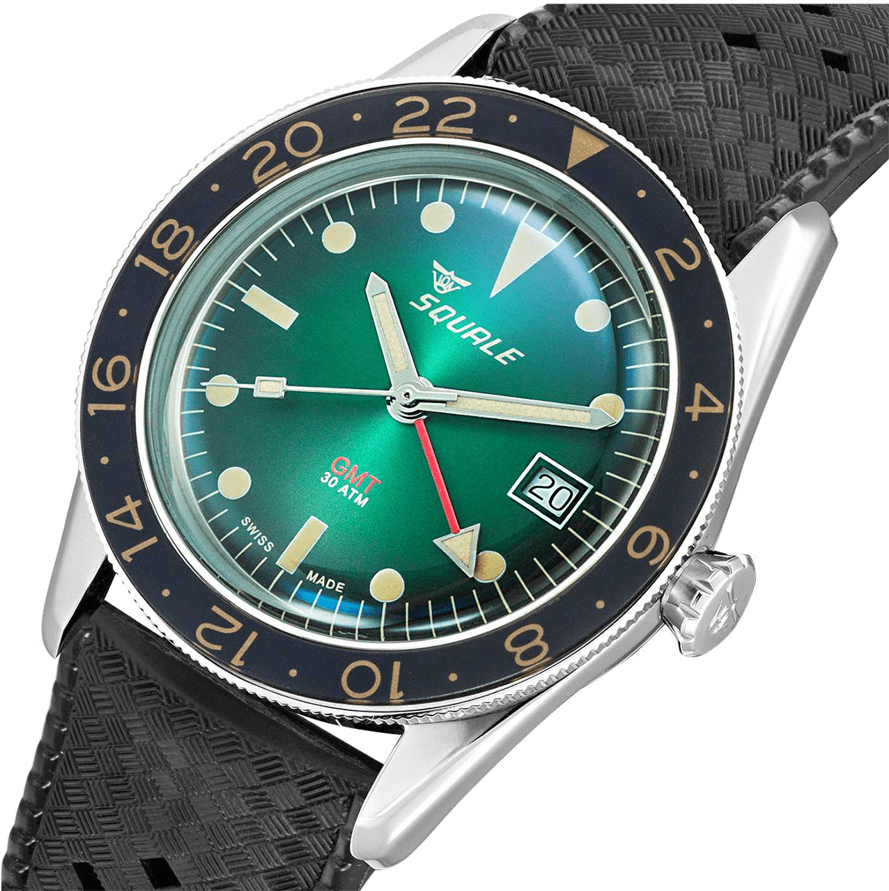 Squale 40.5mm SUB - 39GMGR.HT - Starbuy Australia