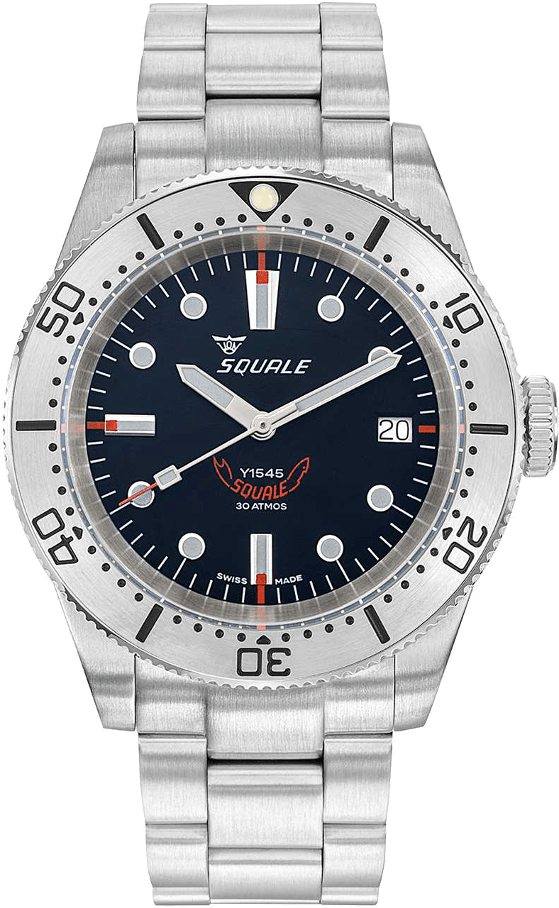 Squale 40mm 1545SSBK.AC - Starbuy Australia