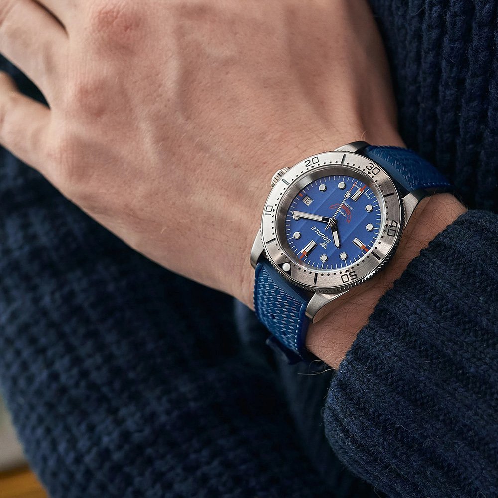 Squale 40mm 1545SSBLC.HTB - Starbuy Australia