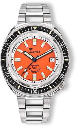 Squale 40mm 2001BKOR.AC - Starbuy Australia