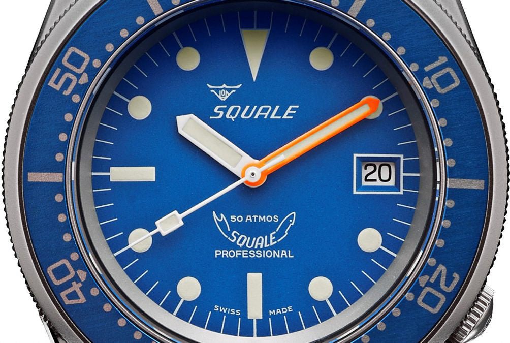 Squale 42mm 1521BLUEBL.NT - Starbuy Australia
