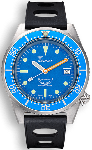 Squale 42mm 1521BLUEBL.NT - Starbuy Australia