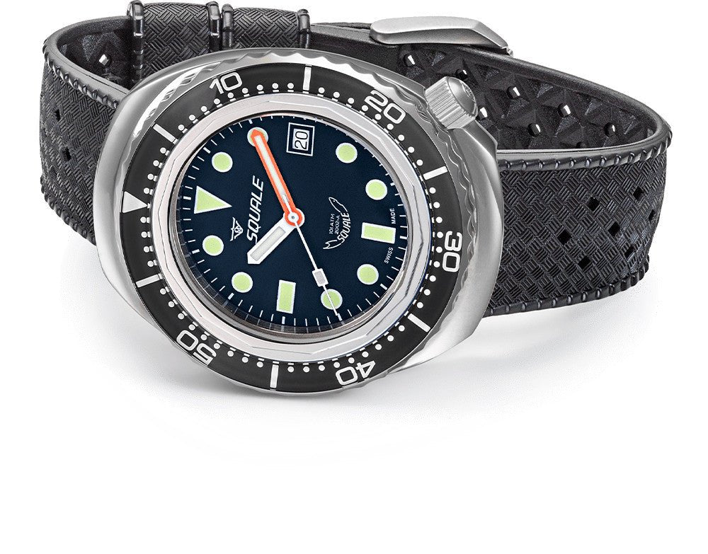 Squale 44mm 2002.SS.BK.BK.HT - Starbuy Australia
