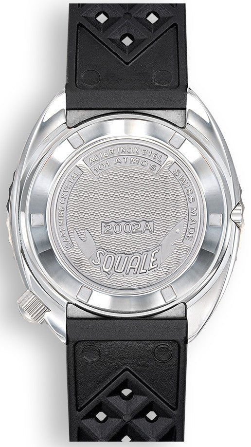 Squale 44mm 2002.SS.BK.BK.HT - Starbuy Australia