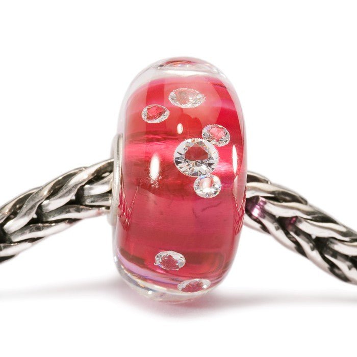 Trollbeads Diamond Bead, Pink - Starbuy Australia
