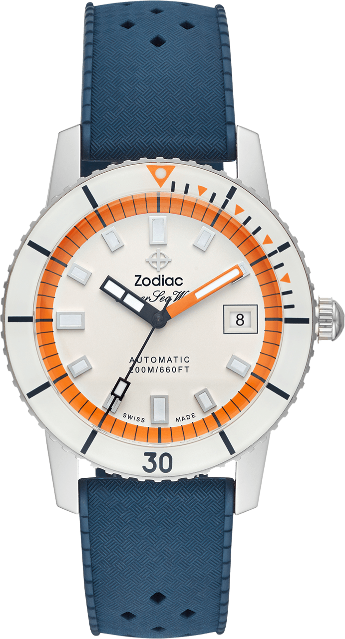 Zodiac Super Sea Wolf Diver Automatic Mens Swiss Watch ZO9270