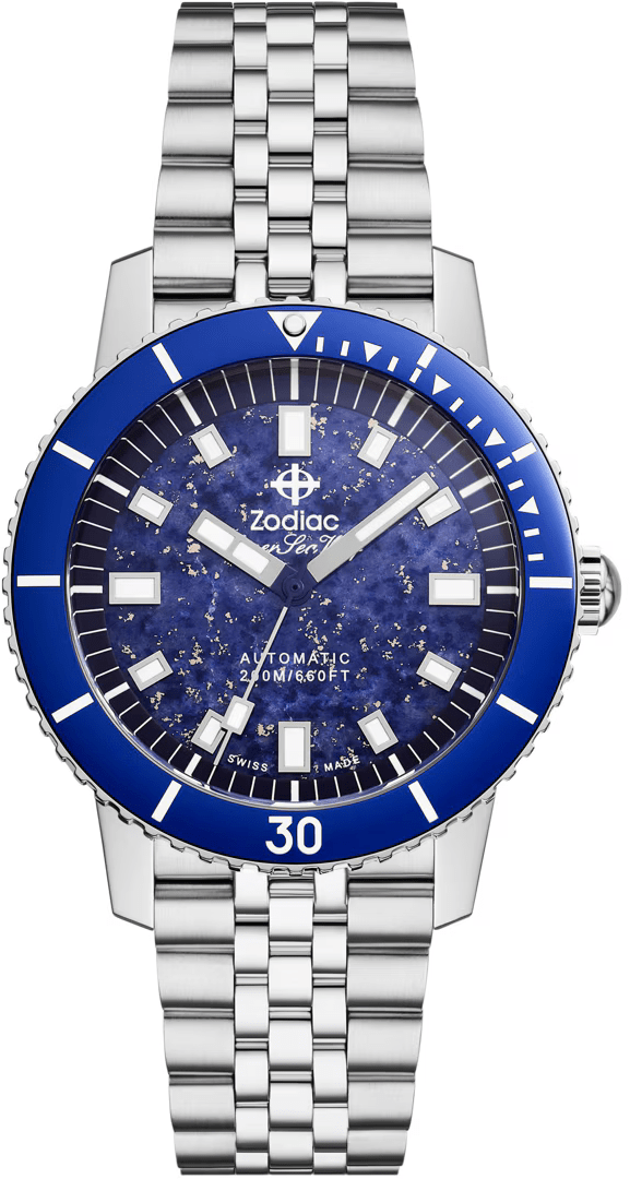 Zodiac Super Sea Wolf Diver Automatic Mens Watch ZO9312