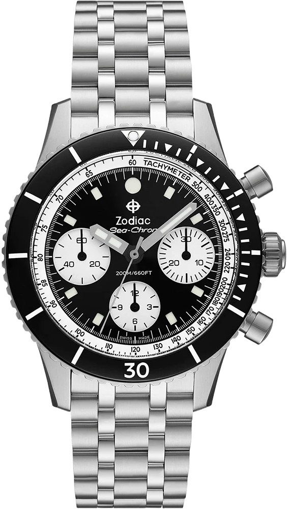 Zodiac Sea-Chron Automatic Mens Chronograph Watch ZO3604