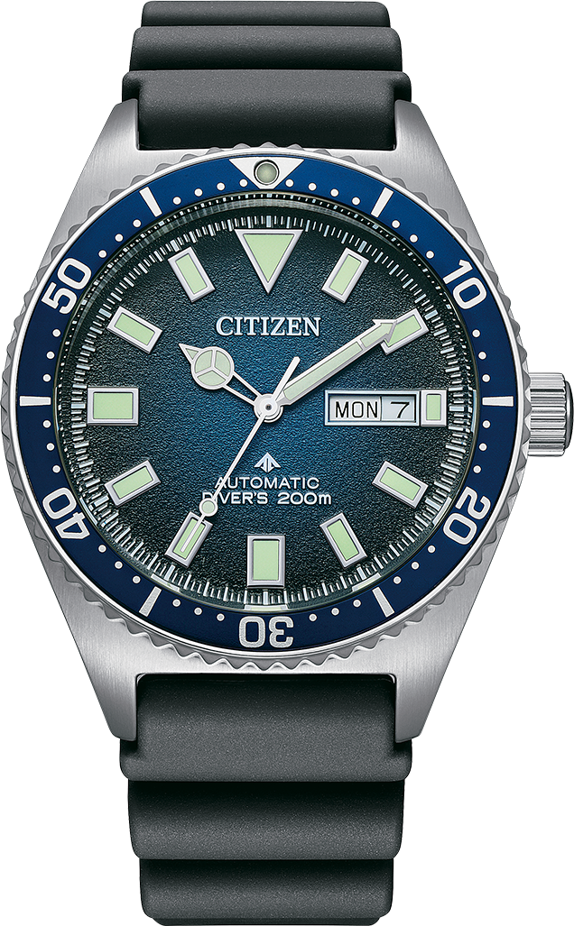 citizen mechanical automatic mens 200m divers ny0129-07l