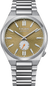 citizen tsuyosa mens small seconds automatic movement watch gold dial nk5010-51x