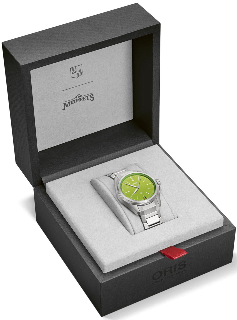 oris porpilot x kermit edition 01 400 7778 7157-set