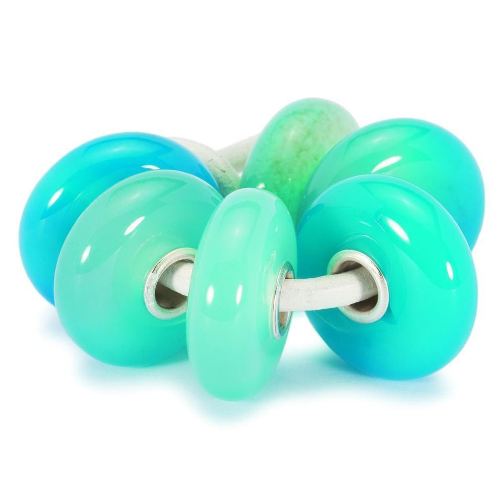 StarBuy Trollbeads Turquoise Agate Kit 80607