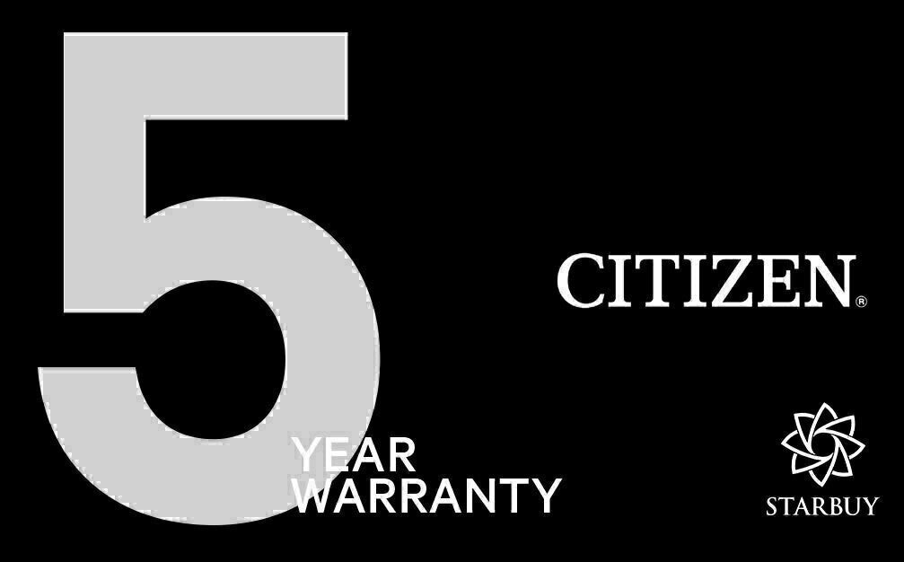 StarBuy Citizen watches are shipped with a 5 year manufacturers warranty