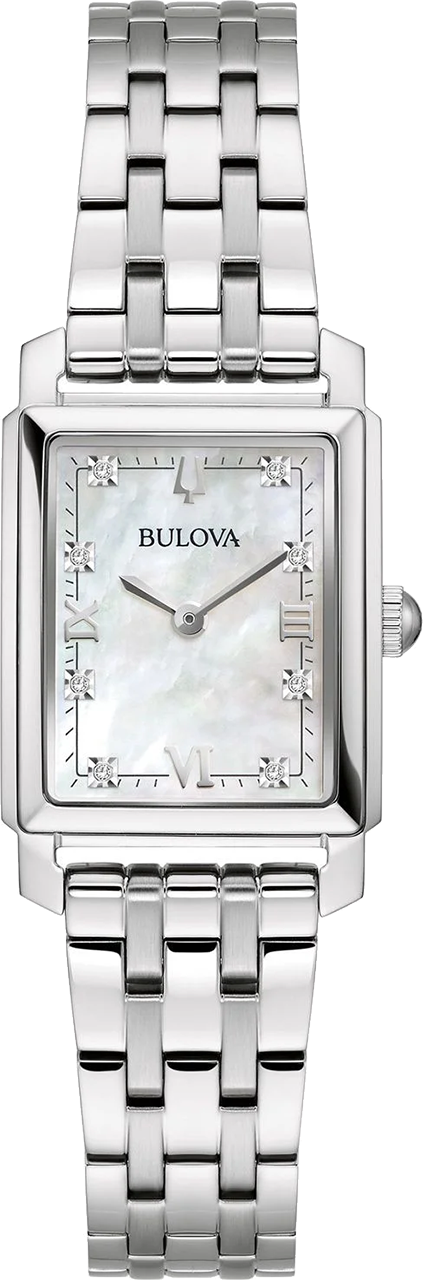 bulova ladies diamond set watch 96p244