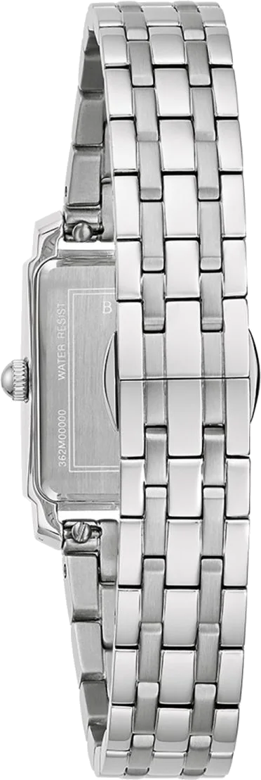 bulova ladies diamond set watch 96p244