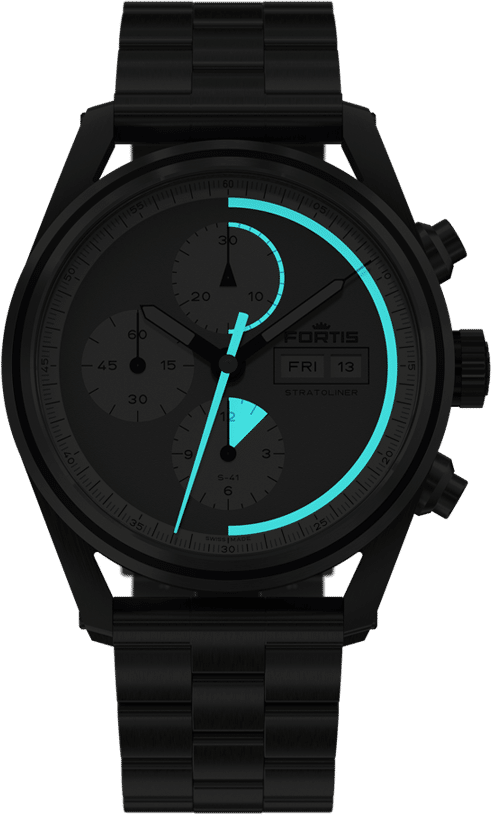 fortis watch stratoliner s-41 automatic mens watch F2340007