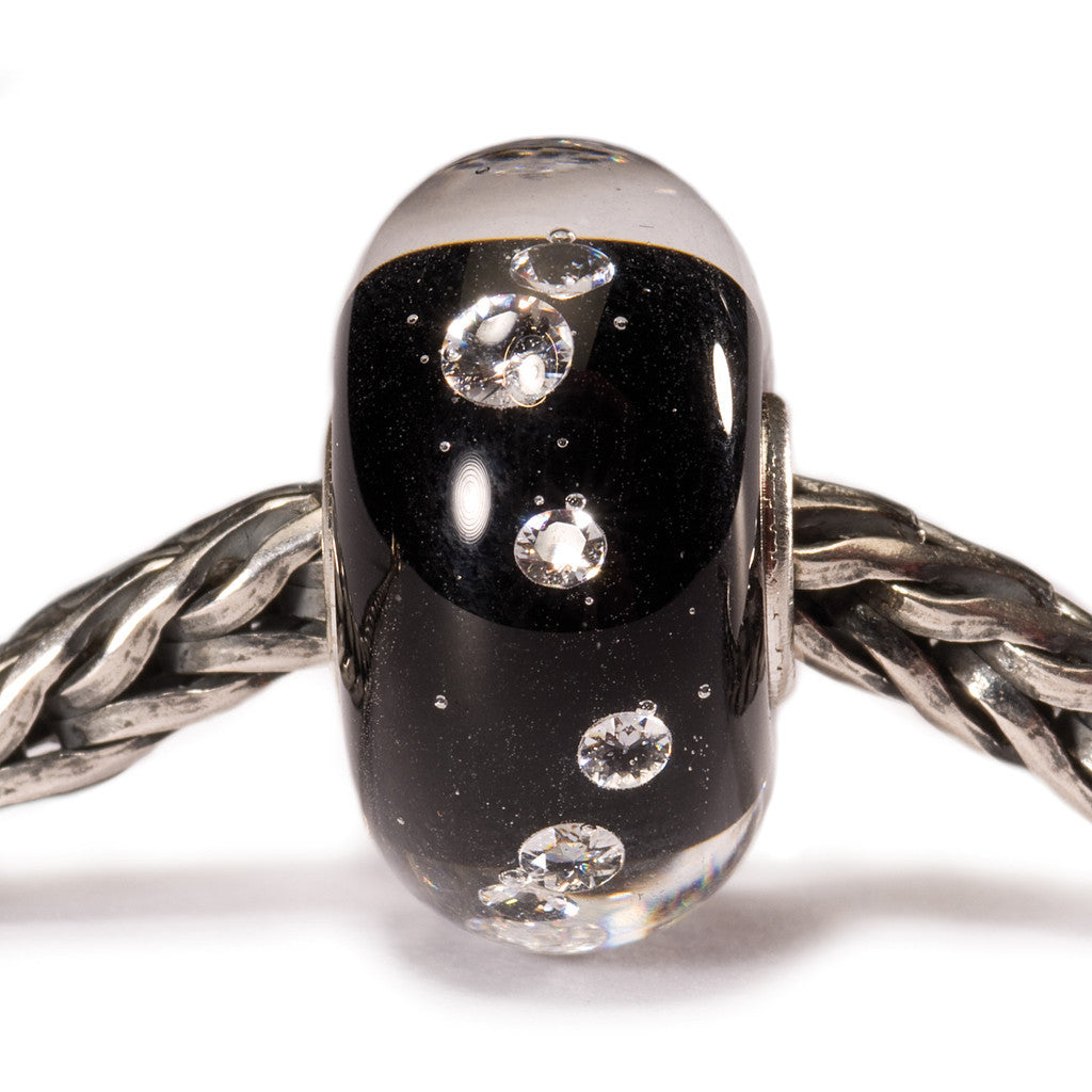 StarBuy Trollbeads Diamond Bead, Black 81002