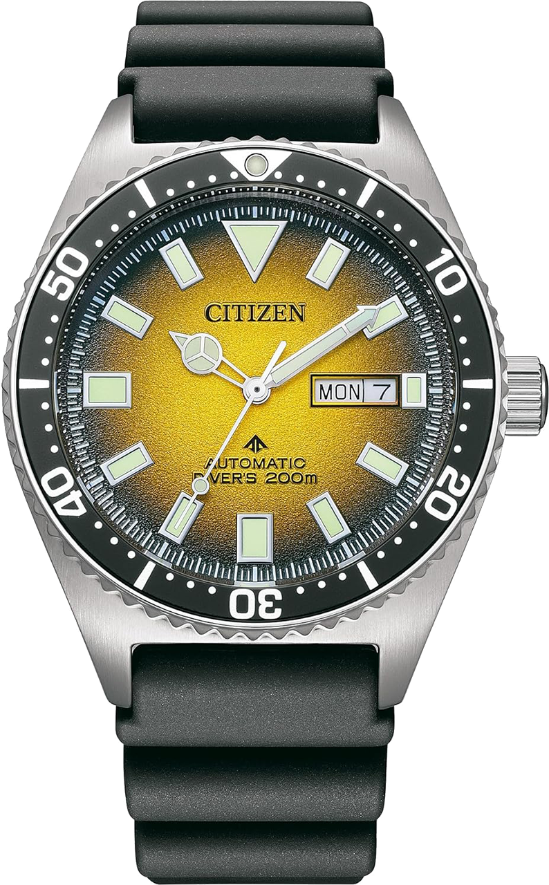 citizen mechanical automatic mens 200m divers ny0120-01x