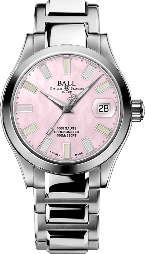ball engineer III marvelight chronometer ladies pink automatic watch nl9616c-s1c-pkr