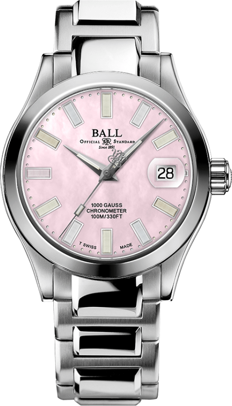ball engineer III marvelight chronometer ladies pink automatic watch nl9616c-s1c-pkr