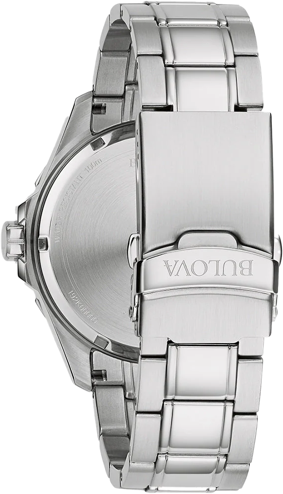 bulova marine star mens watch 96b382