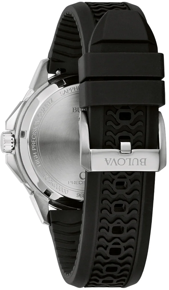 bulova marine star precisionist mens stainless steel watch 96b432